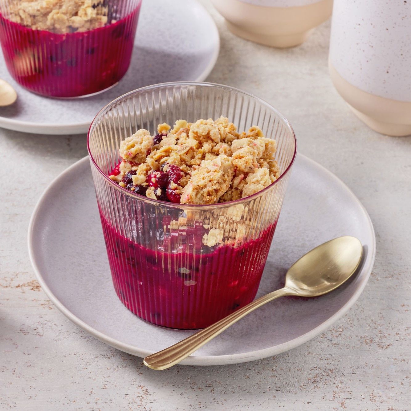 Berry crumble