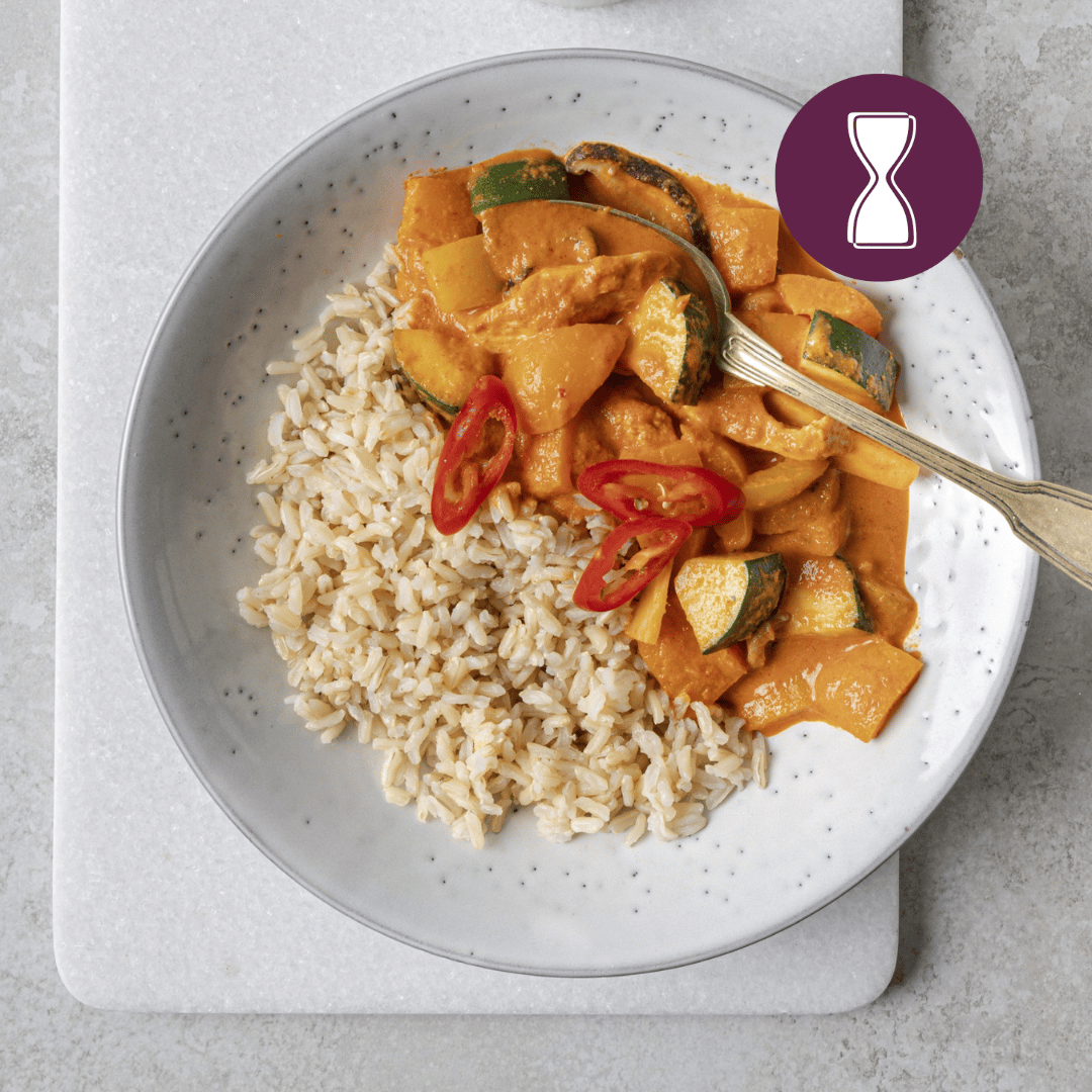 Afslank: Pittige rode curry met kip