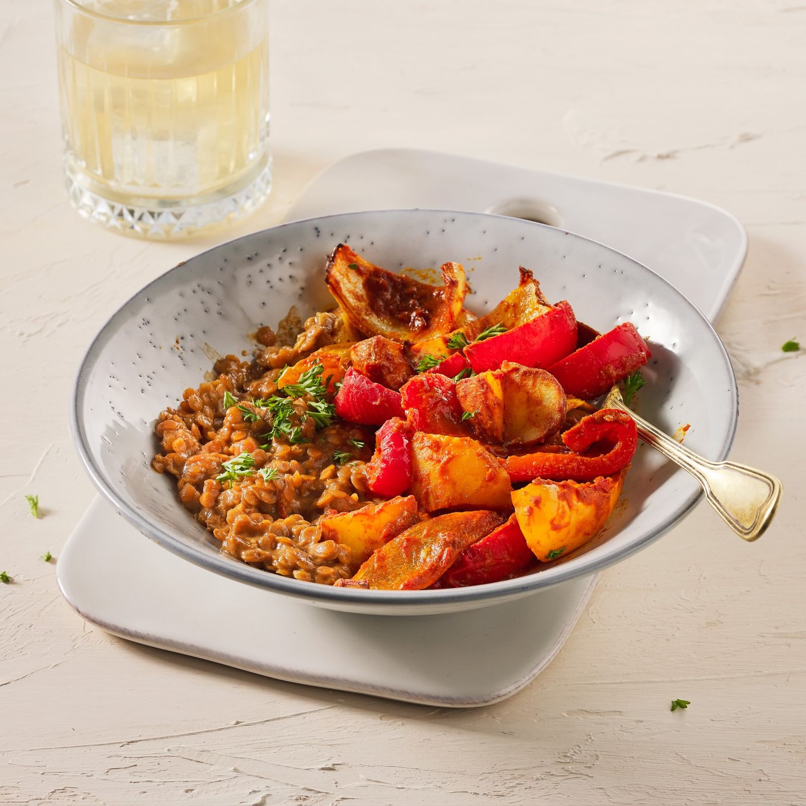 Bombay potatoes met linzen dahl