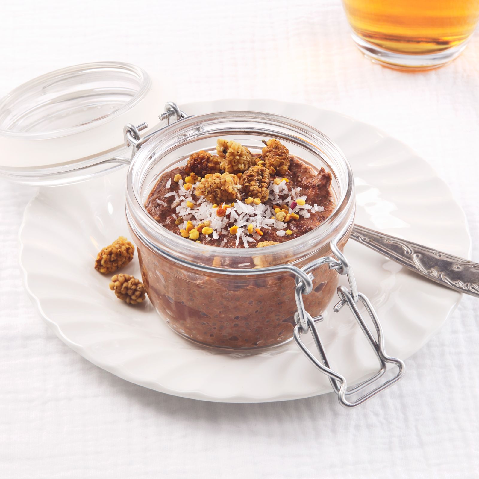 Chocolade chia pudding