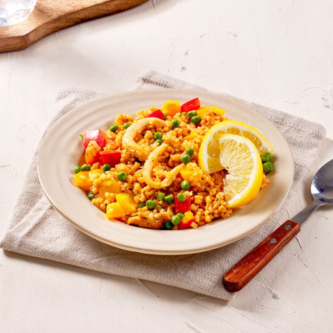 Bulgur Paella